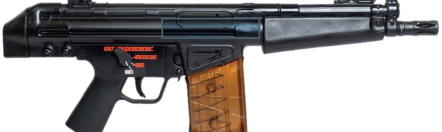 Century Arms HG7887N AP51 PDW 7.62x51 20+1 8.30" Black Steel Barrel, Black Stamped Metal Receiver, Black Navy Style Grip