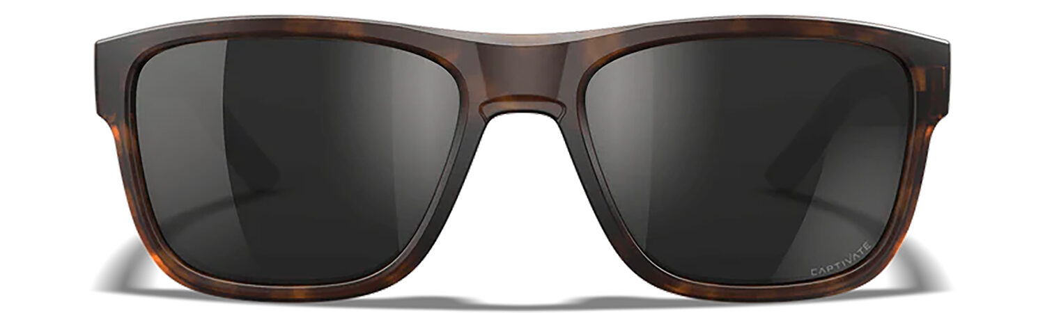 Wiley X AC6OVN15 Ovation  Black Mirror Lens Polycarbonate Matte Tortoise Frame