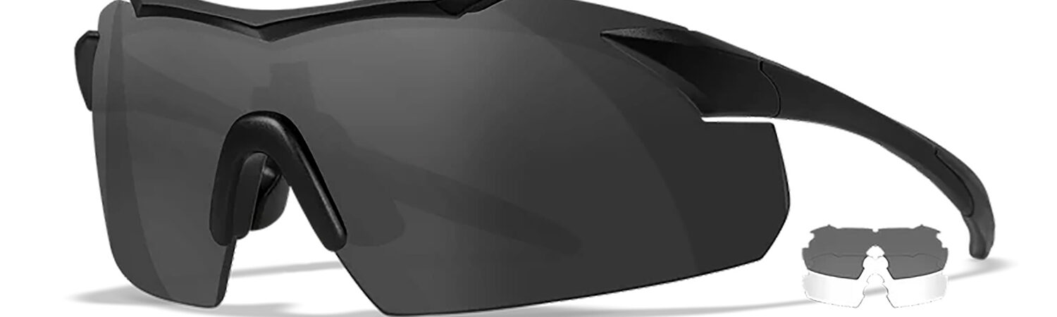 Wiley X 3501 Vapor  Smoke Gray/Clear Lens Polycarbonate Matte Black Frame