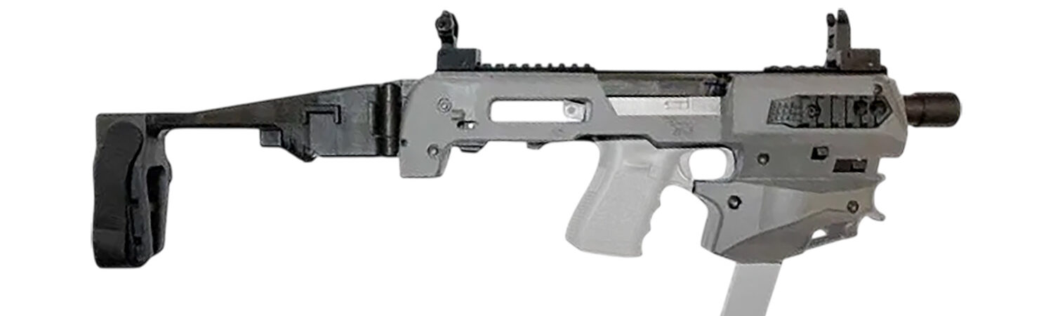 Meta Tactical Llc MCKGEN3TU Micro Conversion Kit Fits Glock Gen3 Tungsten Synthetic Stock