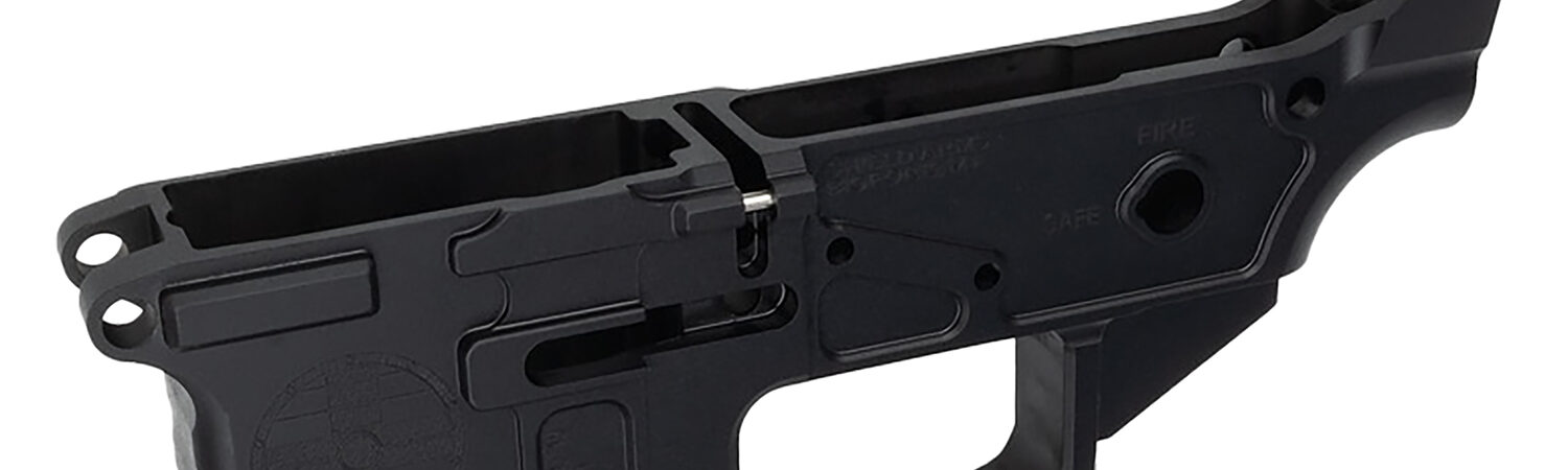 Shield Arms SAO15 SA-15 Stripped Lower Receiver Multi Aluminum Black Anodized for AR-15 Non-Folding