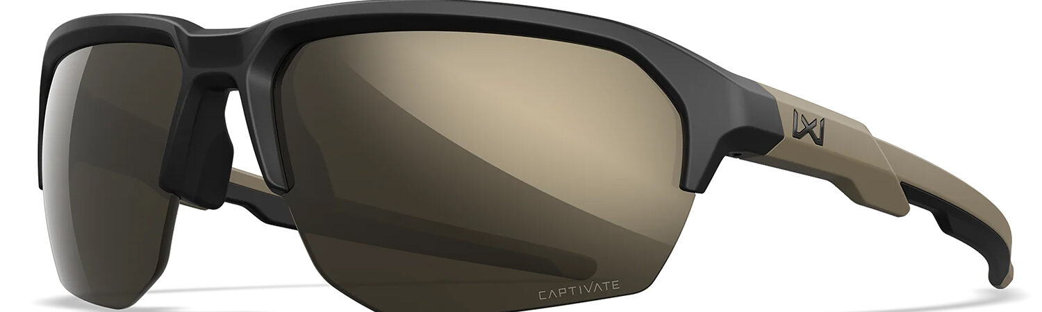 Wiley X CHJKL04 Jakl  M/L Tungsten Mirror Lens Matte Black w/ Tan Frame Frame