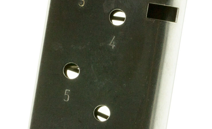 Magnum Research MAG1911456 1911  Black Detachable 6rd 45 ACP