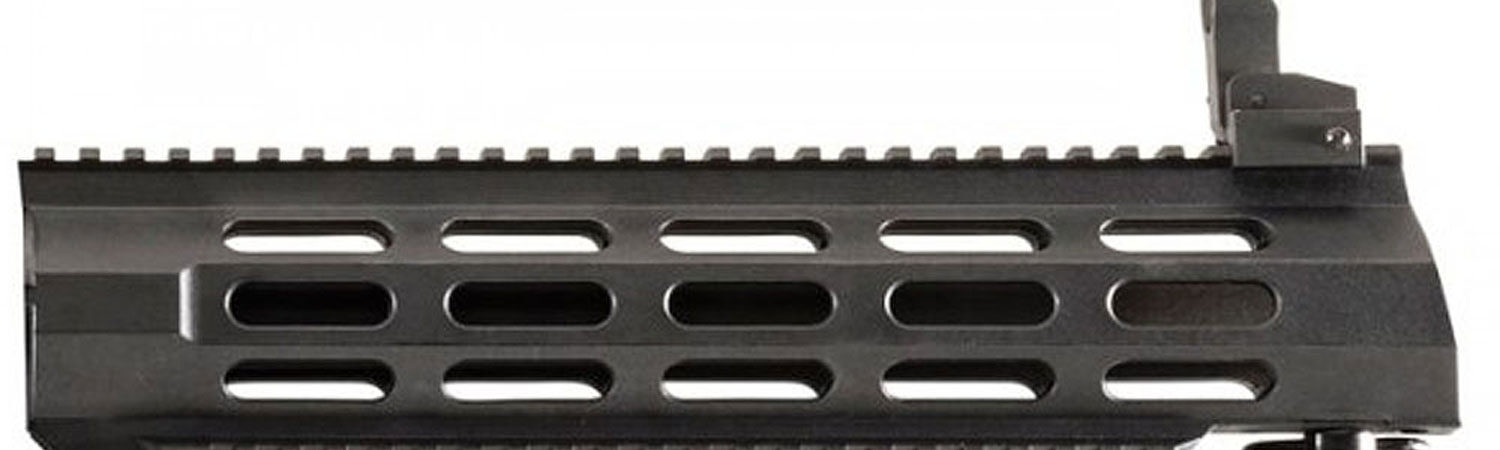 Archangel AA127 Extended Length Monolithic Rail Carbon Fiber/Polymer Material with Black Finish for Archangel AR556R Ruger 10/22