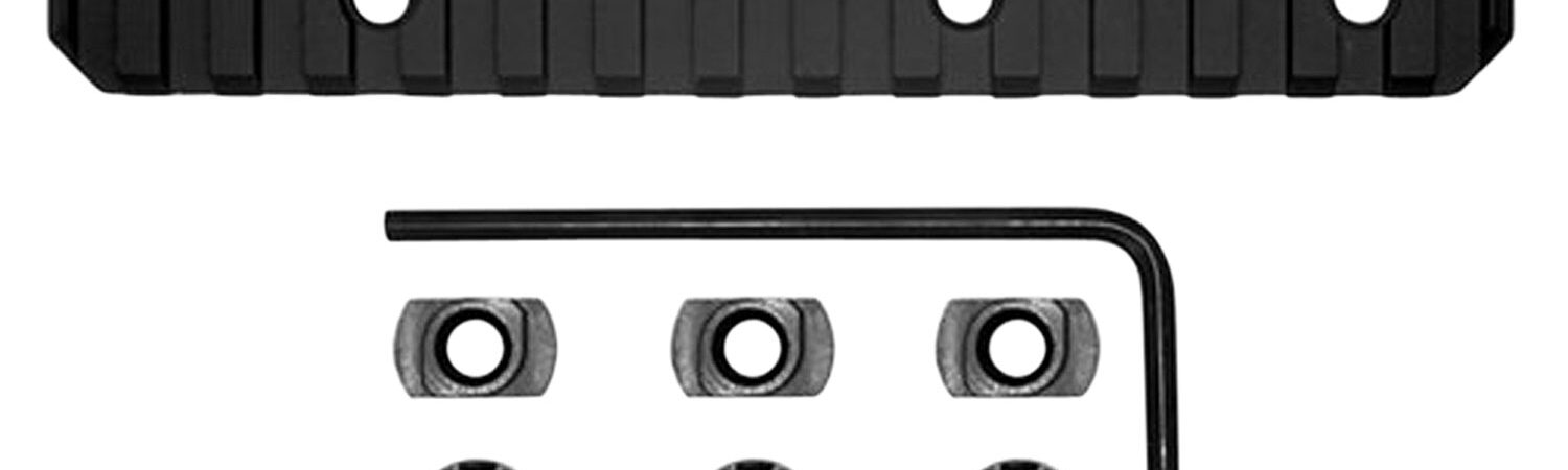 GrovTec US Inc GTSW239 6 Inch 15 Slot M-Lok  Black Anodized