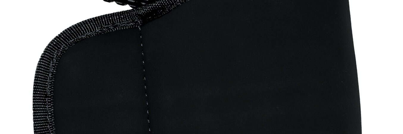 GrovTec US Inc GTHL15099BLK Multi-Fit  OWB Size 99 Black Suede Belt Loop Fits Med/Lg Semi-Auto Right Hand