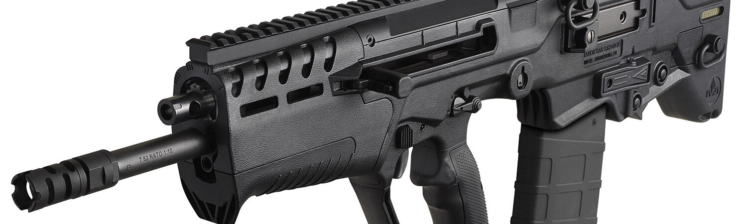 IWI US T7B1610 Tavor 7 7.62x51mm NATO Caliber with 16.50" Barrel, 10+1 Capacity, Black Metal Finish, Black Fixed Bullpup Stock & Black Polymer Grip Right Hand