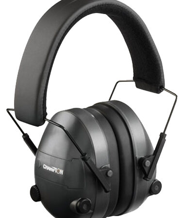 Champion Targets 40974 Electronic Muffs  25 dB Over the Head Black