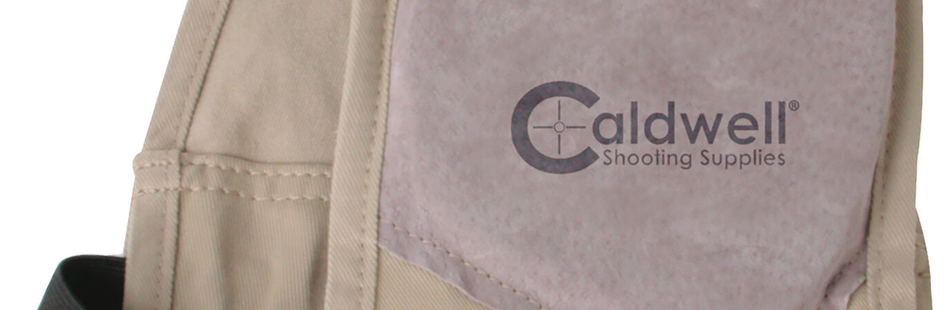 Caldwell 300010 Recoil Shield Magnum Tan Cloth w/Leather Pad