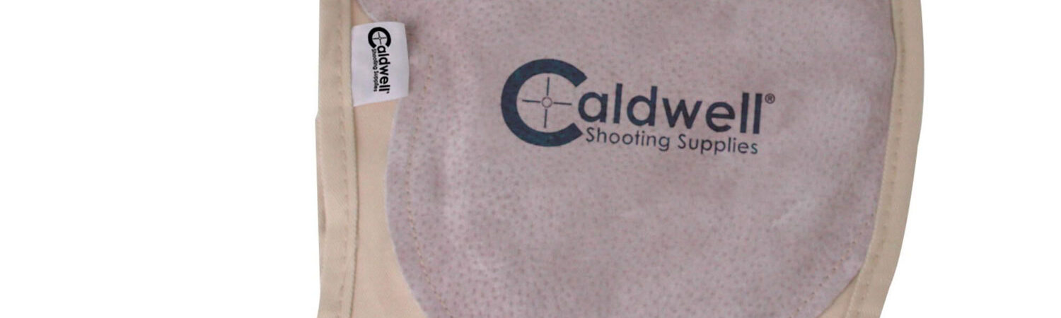Caldwell 310010 Recoil Shield Mag Plus Tan Cloth w/Leather Pad