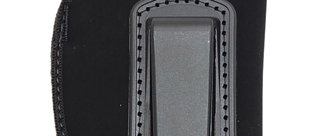 GrovTec US Inc GTHL14101R Inside The Pants  IWB Size 01 Black Suede Belt Clip Fits Med Semi-Auto 3-4" Barrel Right Hand