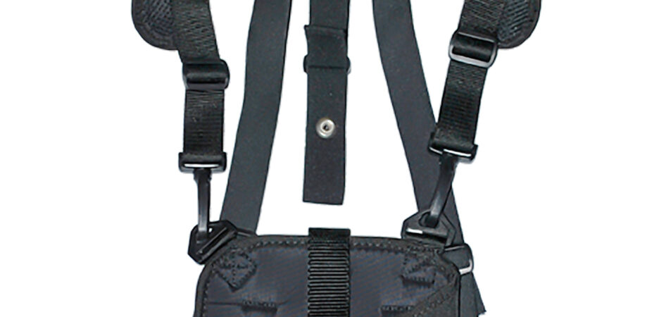 GrovTec US Inc GTHL14902R Trail Pack  Shoulder Black Nylon Harness Fits Med/Lg DA Revolver Ambidextrous