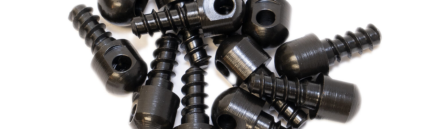 GrovTec US Inc GTHM60 Wood Screw  Swivel Studs 0.5" 12-Pack Black