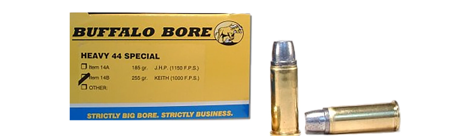 Buffalo Bore Ammunition 14B20 Heavy Strictly Business 44S&W Spl 255gr Hard Cast Semi Wadcutter 20 Per Box/12 Case
