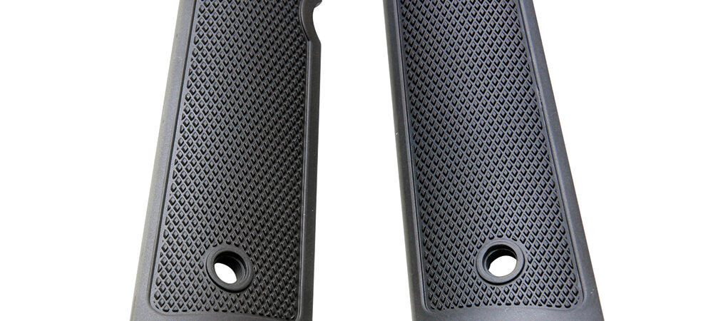 Archangel AA108 Grip Panels  Made of Aluminum With Black Anodized Diamond Checkering Finish for 1911 Government