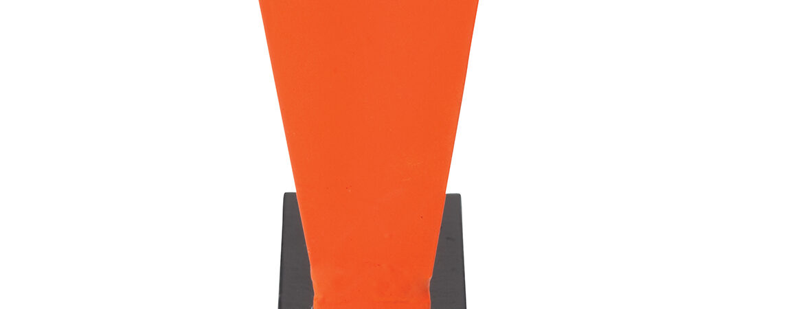 Champion Targets 44886 .22 Diamond Pop-Up Target Rimfire Rifles Orange Steel Diamond Standing Includes Ground Stakes