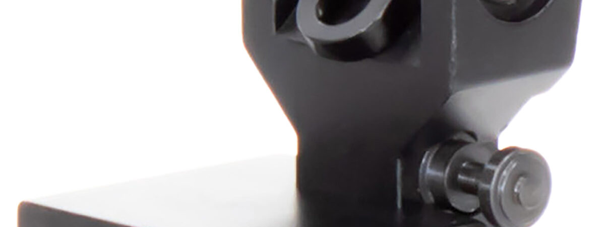 Aim Sports MT201 AR Low Profile Rear Flip Up Sight  Black Anodized Low Profile for AR-15