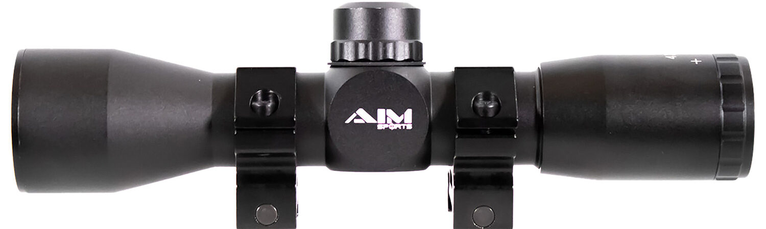 Aim Sports JTM432B Tactical Compact Black Anodized 4x 32mm 1" Tube Mil-Dot Reticle