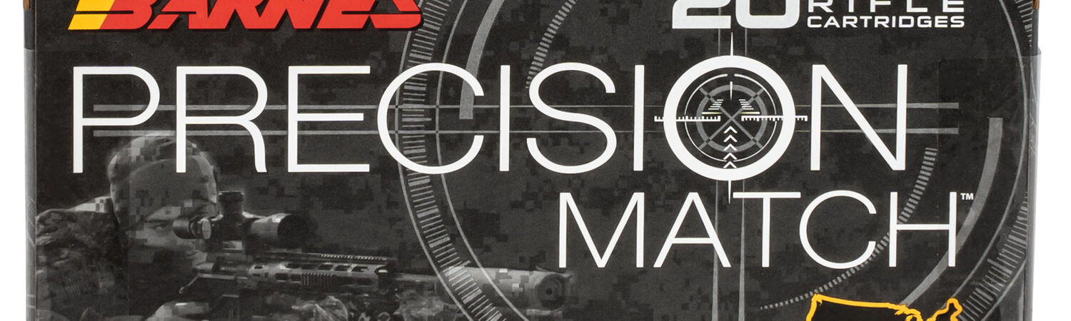 Barnes Bullets 30848 Precision Match  5.56x45mmNATO 85gr Open Tip Match Boat Tail 20 Per Box/10 Case