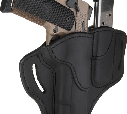 1791 BH1 BELT HOLTR W/ MAG HLD - MULT-FIT RH 1911 FRM 4-5" BLK