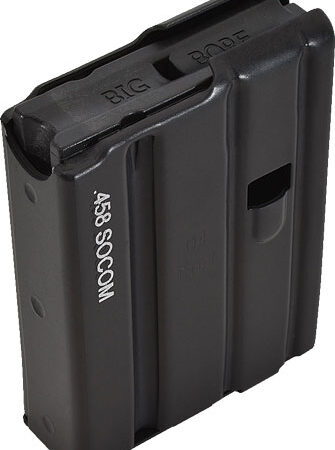 D&H TACTICAL MAGAZINE 458SOC - 4RD BLK W/LASER LOGO AR15