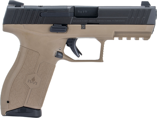 IWI MASADA 9MM 4.1" 3-DOT - OPTICS READY 2-17RD MAG FDE