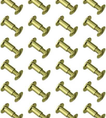 GROVTEC BRASS CHICAGO SCREWS - 24-PACK