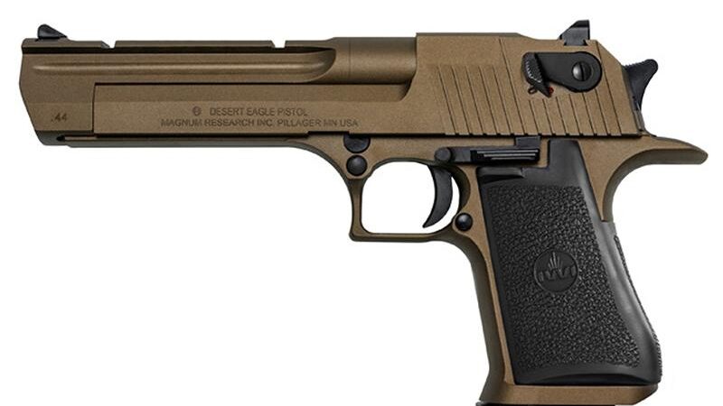 Magnum Research Desert Eagle Mark XIX Handgun .44 Magnum Mark XIX 8rd Magazine 6" Barrel Bronze Cerakote CA Compliant