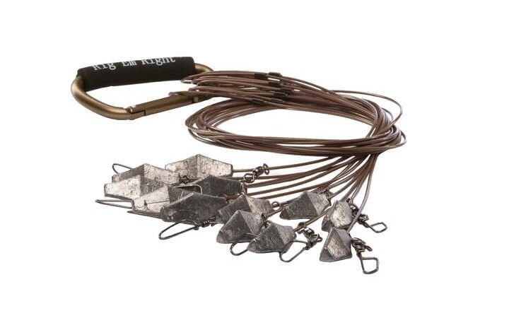 Rig 'Em Right Xtreme Coated Cable Decoy Anchors 54" 6oz 12/ct