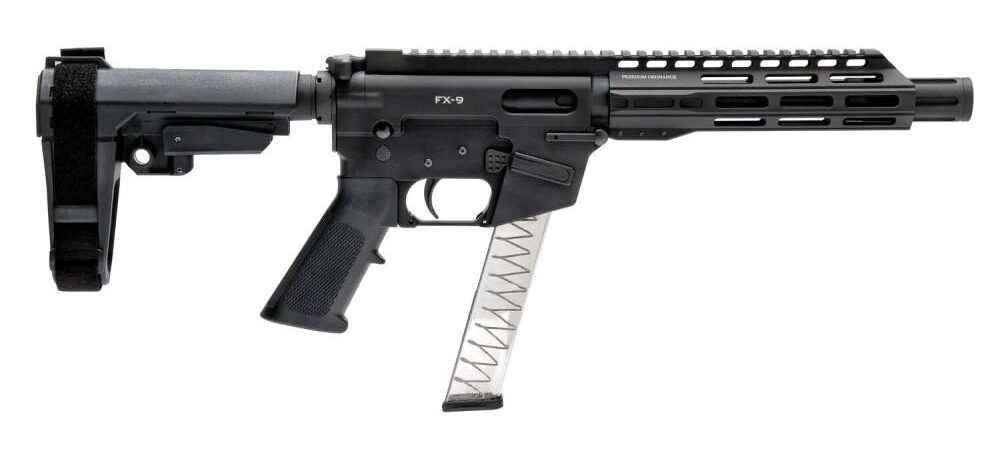 Freedom Ordnance FX-9 Freedom Extreme Pistol 9mm Luger 31rd Magazine 8" Barrel Black