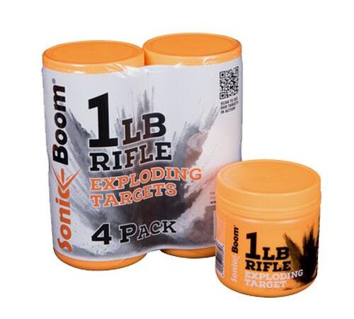 Sonic Boom Exploding Rifle Target 1lb 4/pk