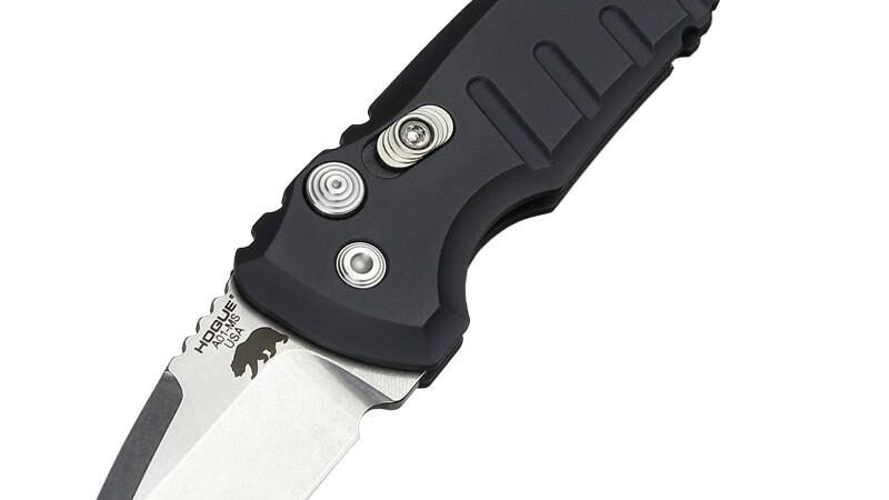 Hogue A01-Microswitch Automatic Folder 2" Blade Black