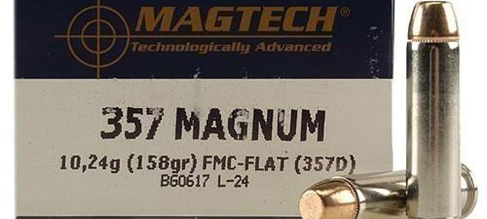 MagTech Handgun Ammunition .357 Mag 158 gr FMJ 1235 fps 50/ct