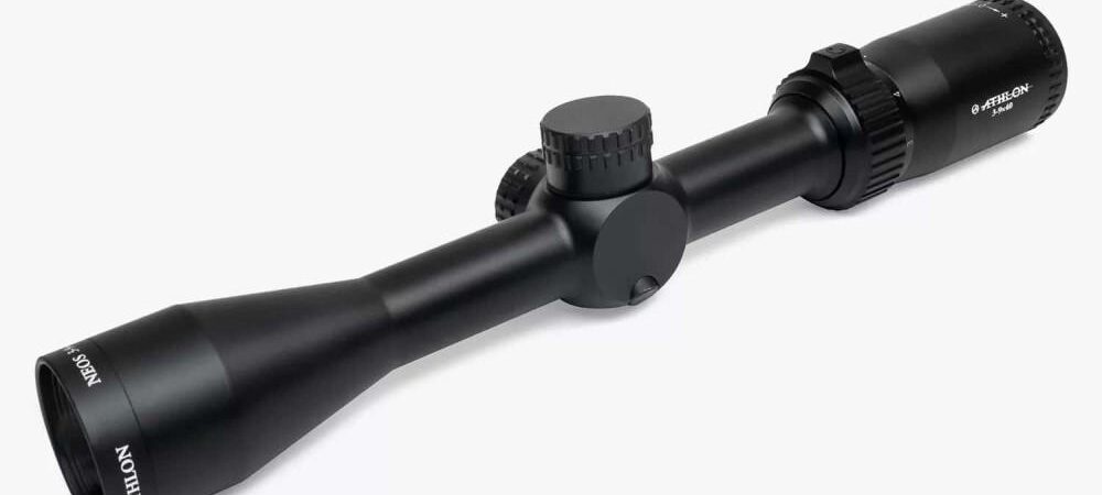 Athlon Neos Rifle Scope 3-9x40 1" SFP Center-X MOA Non-Illum Black