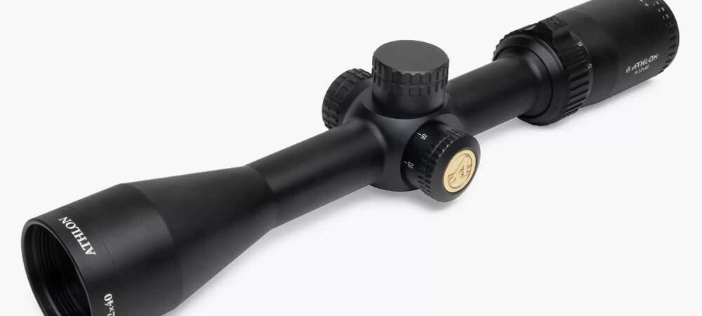 Athlon Neos Rifle Scope 4-12x40 1" SFP Center X MOA Non-Illum Black