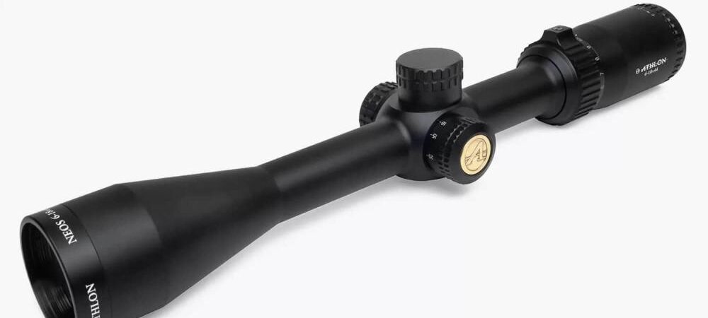 Athlon Neos Rifle Scope 6-18x44 1" SFP Center X MOA Non-Illum Black