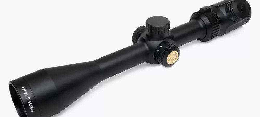 Athlon Neos Rifle Scope 6-18x44 1" SFP BDC 500 IR MOA Illum Black