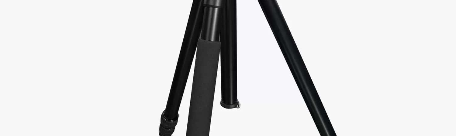Athlon Midas AL28 Aluminum Tripod 17" - 65" Black with Soft Sided Carrying Case