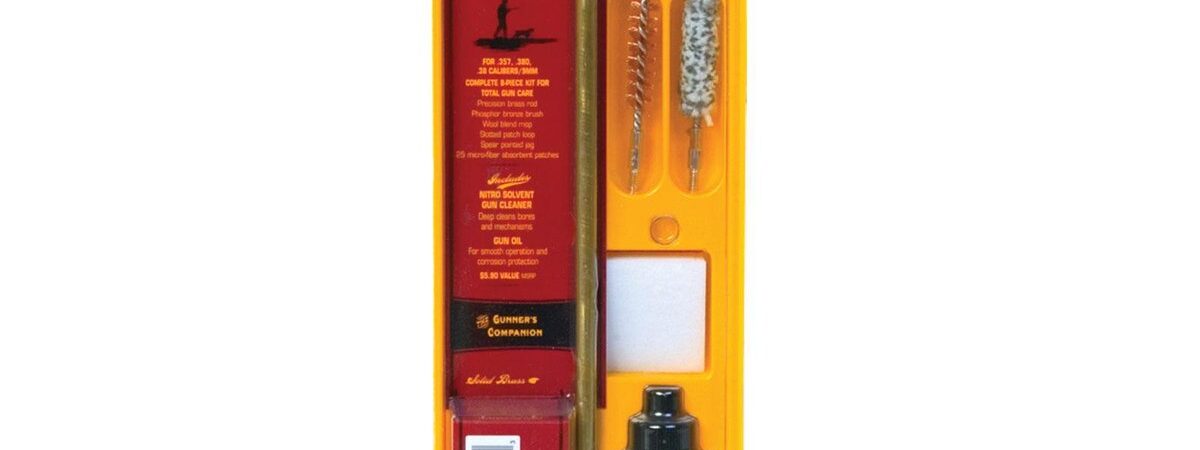 Outers Clamshell Universal Cleaning Pistol Kit - .22 cal