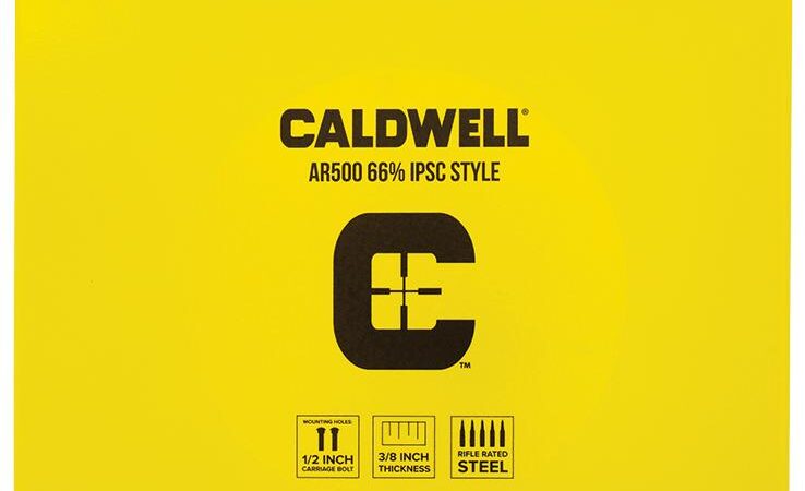 Caldwell AR500 66% IPSC Steel Target