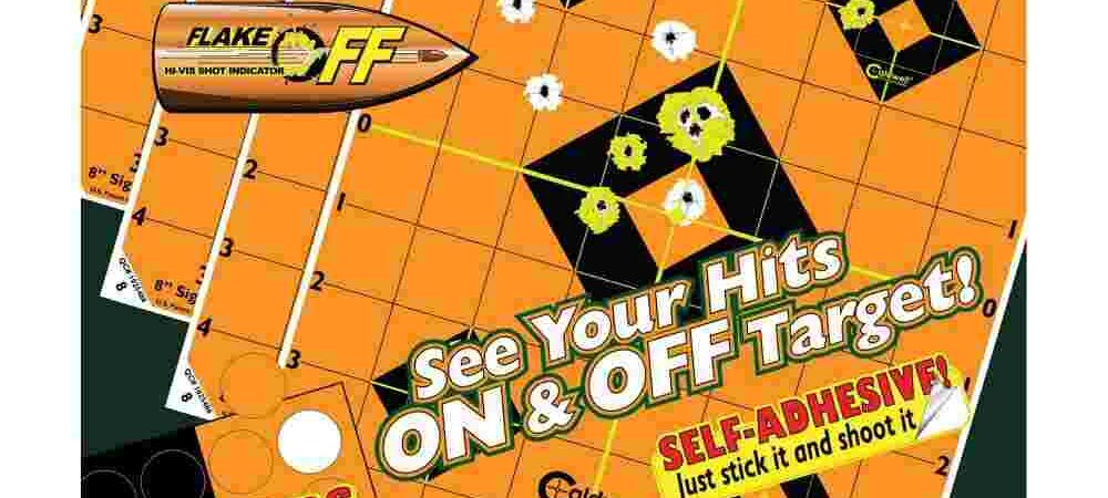 Caldwell 8" Sight-In Orange and Black Target 25 Sheets