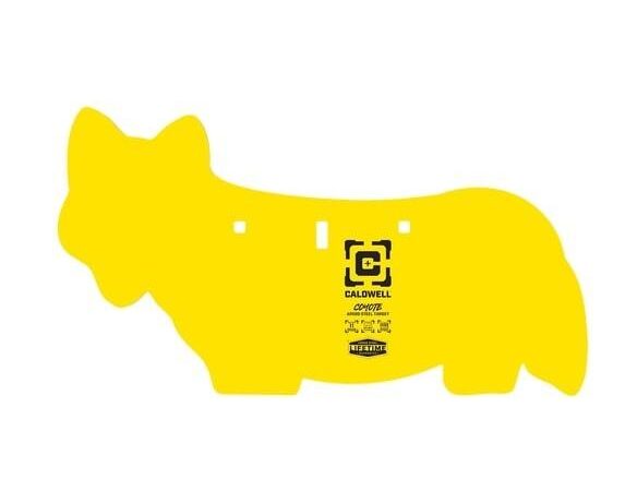 Caldwell AR500 Coyote Steel Hanging Target Yellow