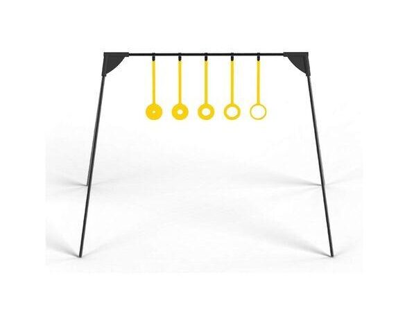 Caldwell AR500 Rimfire KYL Ring Challenge Target Yellow