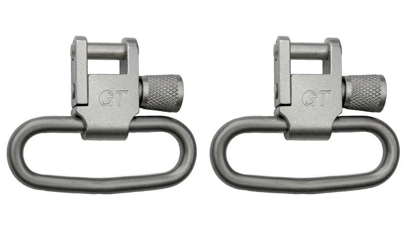 Grovtec 1.25" Locking Swivel Set Silver 2/ct