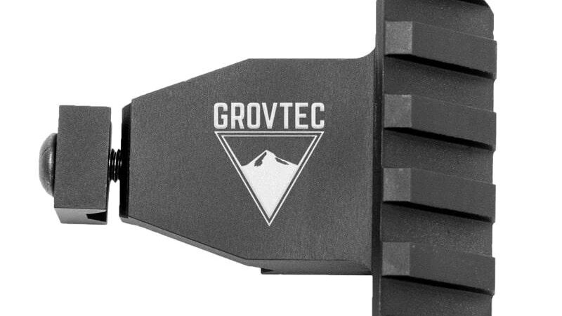 Grovtec PAR 45 Degree Picatinny Angled Rail Black