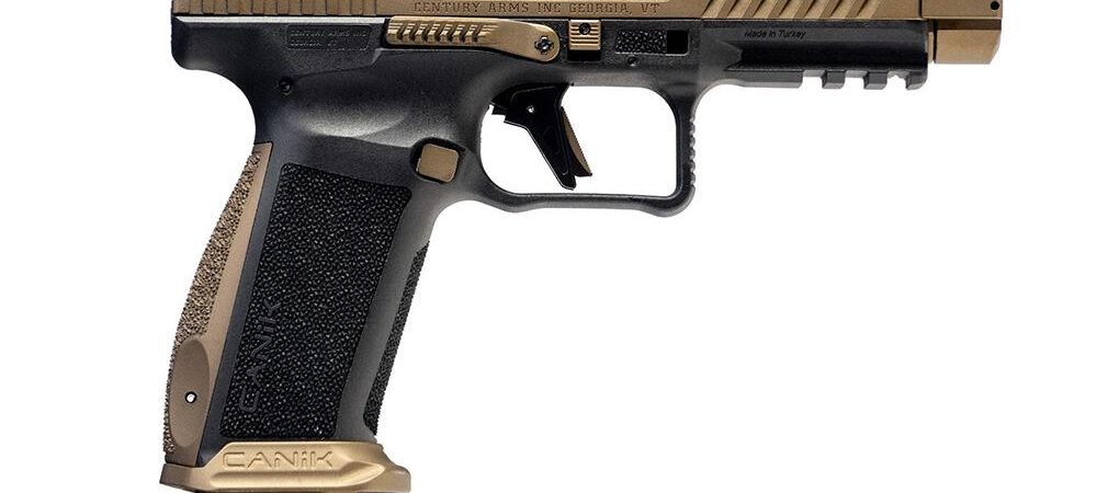 Canik TTI Combat Handgun 9mm Luger 10rd Magazines (2) 4.6" Barrel Black and Bronze