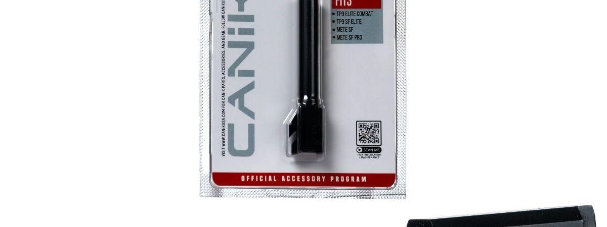 Canik Steel Drop in Barrel for Select 9mm Canik Pistols Compact Fluted Black