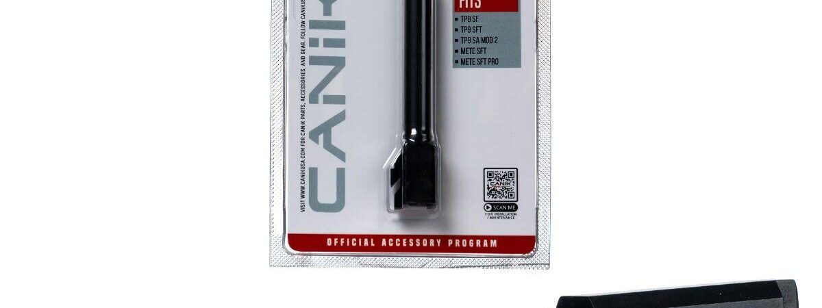 Canik Steel Drop in Barrel for Select Canik Pistols Full Size Fluted Black