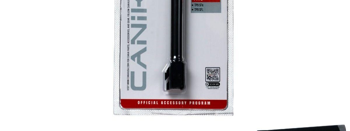 Canik Steel Drop in Barrel for Select Canik Pistols Fluted Full Size Black