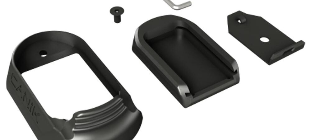 CANIK COMPETITION ALUMINUM MAG-WELL WITH MEDIUM FINGER TP9 ELITE/COMBAT